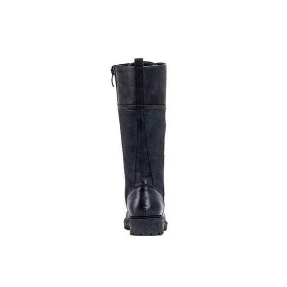 GC SHOES Women's Hanker Combat Lace Up Knee High Boots 7.5 black - Picture 3 of 7